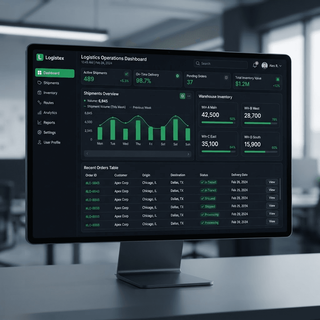 Прев'ю інтерфейсу Дашборд і ERP на 48 000 грн